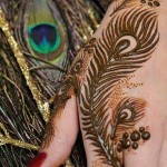 peacock mehndi designs