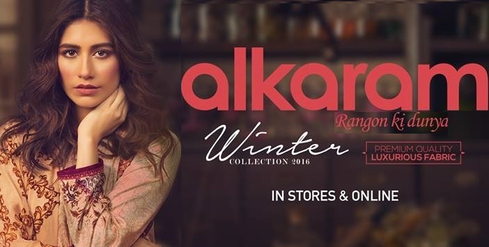 Alkaram latest winter dresses 2016-2017