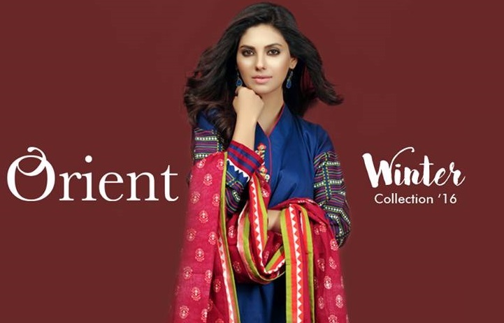 orient winter dresses 2016 designs