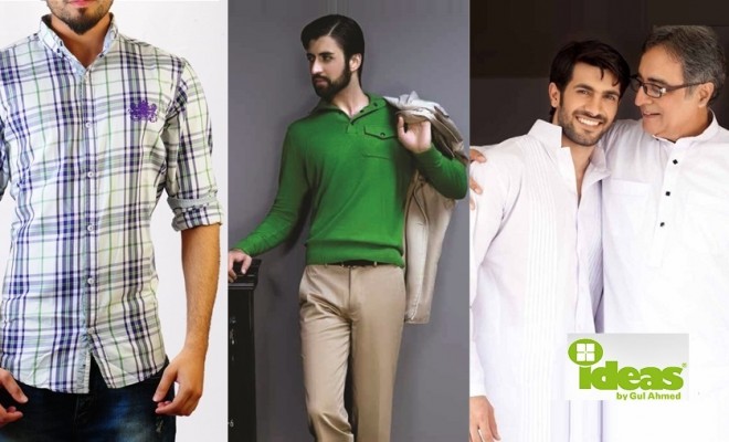 gul ahmed men's shirts