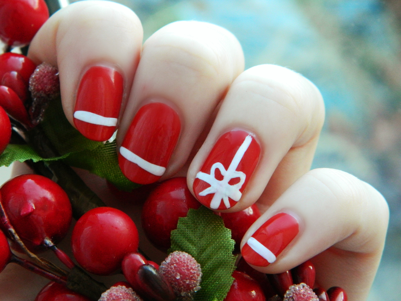 Christmas nail Art